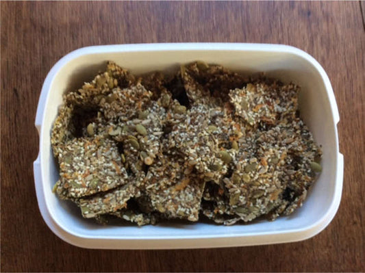 How to make Sauerkraut seed crackers