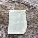 Unbleached Cotton Muslin Spice Bag