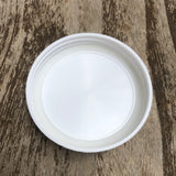 Wide Mouth White Plastic Lids