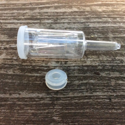 Grommet and Airlock for either Plastic or Glass Lids